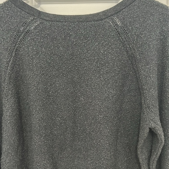 American Eagle sweater size large dark gray cotton blend long sleeve - Picture 4 of 6